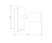 Спот - 20067/1 LED белый сн/пр
