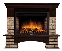 Портал Forte Wood 30U (угловой) камень коричневый, шпон темный дуб