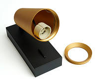 Накладной светильник&nbsp;&nbsp;35W GU10 золото/черный ML1850