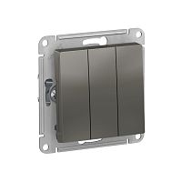 AtlasDesign Сталь Выключатель 3-кл ATN000931