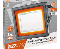 Прожектор светодиодный PFL-S2- 50w 6500K IP65 (матовое стекло) JAZZway