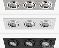 Светильник встраиваемый 011603 SINGO X3 MR16 ХРОМ