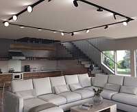 Трековый светильник Pila 12W 4200К черный