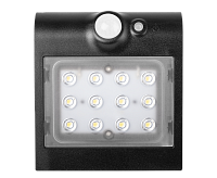 Настенный светильник солнечный Фаzа SLR-W03-bk. черный (датчик движения)