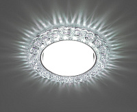 Светильник с подсветкой GX53 CD4045 15W 6400К прозрачный хром