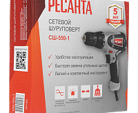 Сетевой шуруповерт СШ-550-1 Ресанта