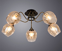 Люстра 3831/5 AB+BK