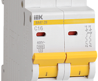 ВА47-29 C 2п 63А 4.5кА авт. выкл. ИЭК IEK MVA20-2-063-C