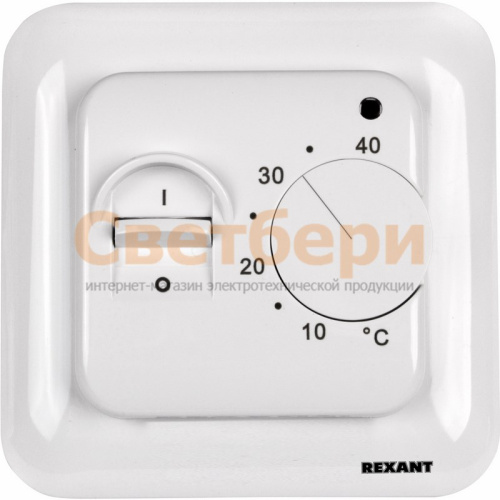 Терморегулятор механический с датчиком температуры пола (R70XT) 51-0531